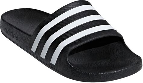 adidas adilette aqua slippers zwart heren|adidas adilette slippers.